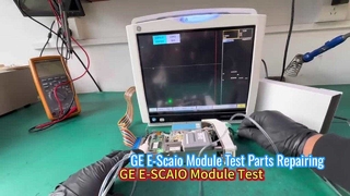 إصلاح أجزاء اختبار وحدة مراقبة المريض GE E-Scaio