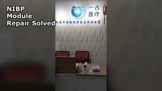 شاهد: إصلاح جهاز مراقبة المريض من سلسلة MP M3000-60003 عرض وحدات NIBP لضغط الدم