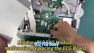 دليل استبدال لوحة Mindray R12 PCB