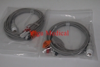 98ME01AB001 قطع غيار ECG ثلاثة كبلات تخطيط القلب للكبار بمشبك الرصاص