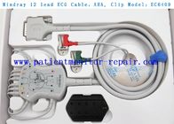 EC6409 12 ECG Cable AHA Clip PN 040-001643-00 ECG Trunk Cable and Lead Set