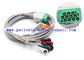 ملحقات الأجهزة الطبية المتوافقة Leadwire 5 Lead Cable Cable Package